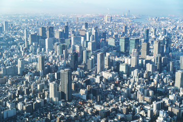 大阪風景・空撮