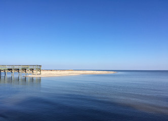 fishing pier on Chesapeake Bay