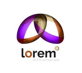 Abstract geometric business icon