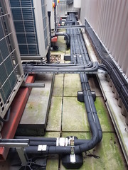 pipes machinery and air conditioning plant
