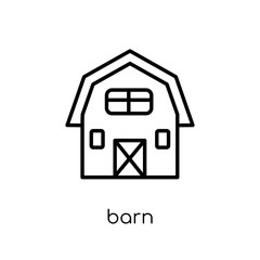 Barn icon from Agriculture, Farming and Gardening collection.