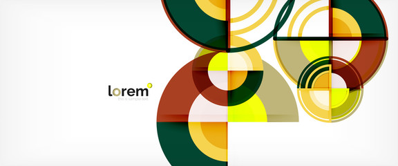 Modern geometric abstract background