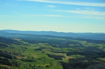 panorama of the mountains
