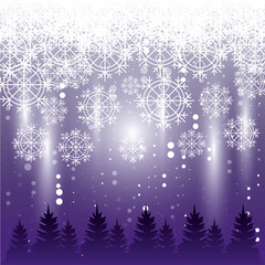 winter landscape scene christmas