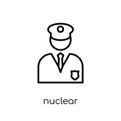 Nuclear icon from Army collection.