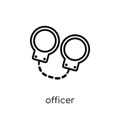 officer icon from Army collection.