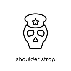Shoulder strap icon from Army collection.