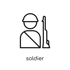 Soldier icon from Army collection.