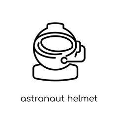 astranaut helmet icon from Astronomy collection.