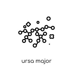 Ursa major icon from Astronomy collection.