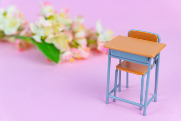 入学イメージ　新学期　新生活　桜　4月イメージ