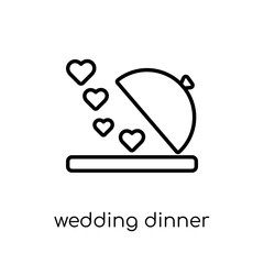 wedding Dinner icon from Wedding and love collection.