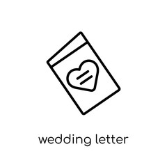 wedding Letter icon from Wedding and love collection.