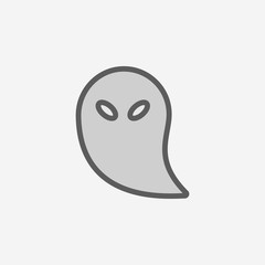coercion field outline icon. Element of 2 color simple icon. Thin line icon for website design and development, app development. Premium icon