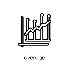 Average earnings growth icon from Average earnings growth collec