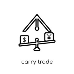 Carry trade icon from Carry trade collection.