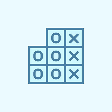 recommend clip art: tic-tac-toe game field outline icon. Element of 2 color simple icon. Thin line icon for website design and development, app development. Premium icon