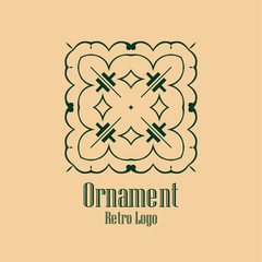 Art Deco vintage logo