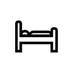 bedroom hospital icon vector design. medicine icon