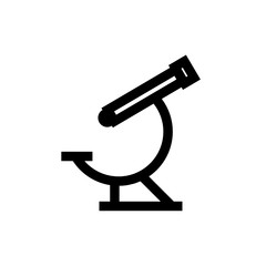 microscope icon vector design. medicine icon