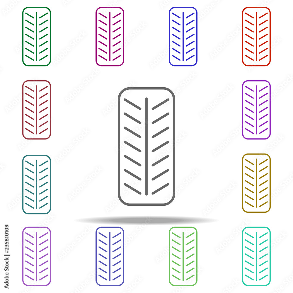Poster automotive service icon. elements of auto workshop in multi color style icons. simple icon for websi