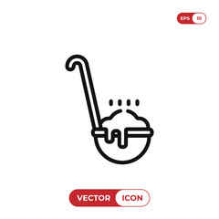 Ladle vector icon