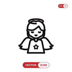 Angel vector icon