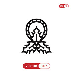 Mistletoe vector icon