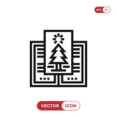 Christmas card vector icon