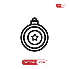 Bauble vector icon