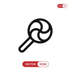Lollipop vector icon
