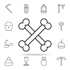 carefully icon. halloween icons universal set for web and mobile