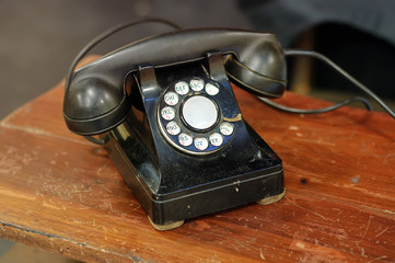 vintage rotary dial telephone