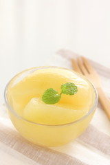 洋梨のコンポート