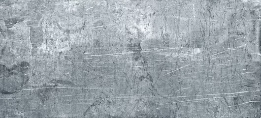 Rolgordijnen Old metal texture, wide sheet of chrome iron background © dmitr1ch