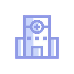 hospital icon vector modern style. medical icon