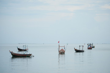 fishing boat in the sea