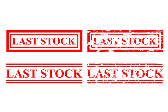 Red Rubber Stamp, last stock