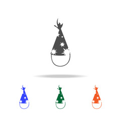 Party hat icon. Elements of Christmas holidays in multi colored icons. Premium quality graphic design icon. Simple icon for websites, web design, mobile app