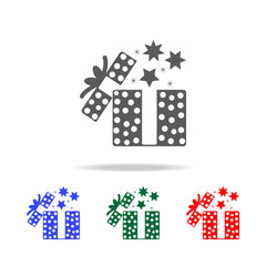 present box sign icon. Elements of Christmas holidays in multi colored icons. Premium quality graphic design icon. Simple icon for websites, web design, mobile app