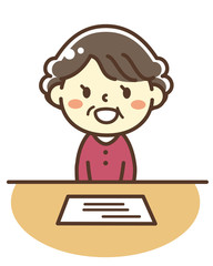おばあちゃん　書類