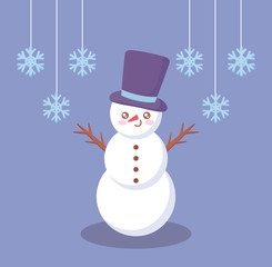 snowman of christmas character