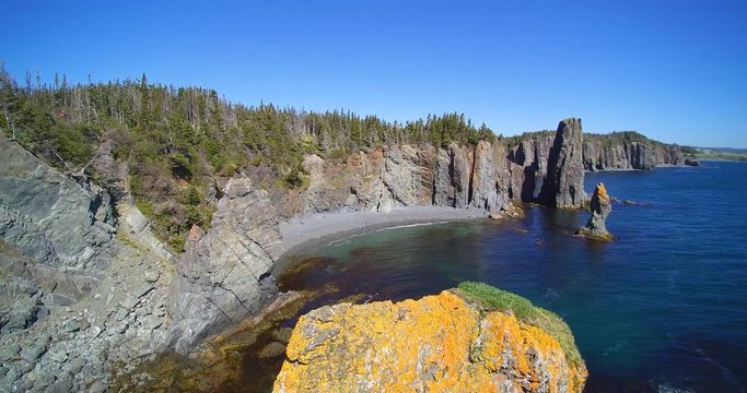 Skerwink trail Newfoundland aerial view