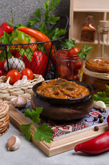 Traditional canned vegetables