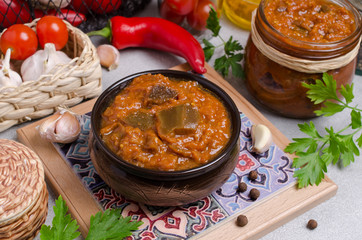 Traditional canned vegetables