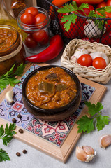 Traditional canned vegetables