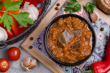 Traditional canned vegetables