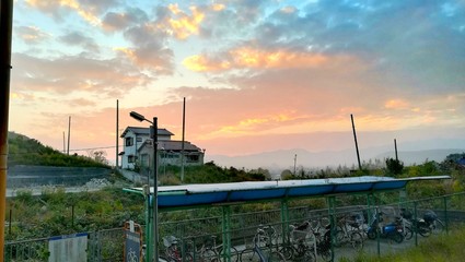 sdr朝焼けの風景