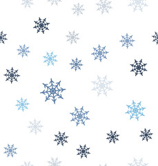 Fototapeta na wymiar Snowflake pattern. Seamless vector