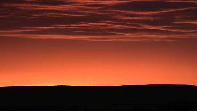 Scotland Sunrise over land